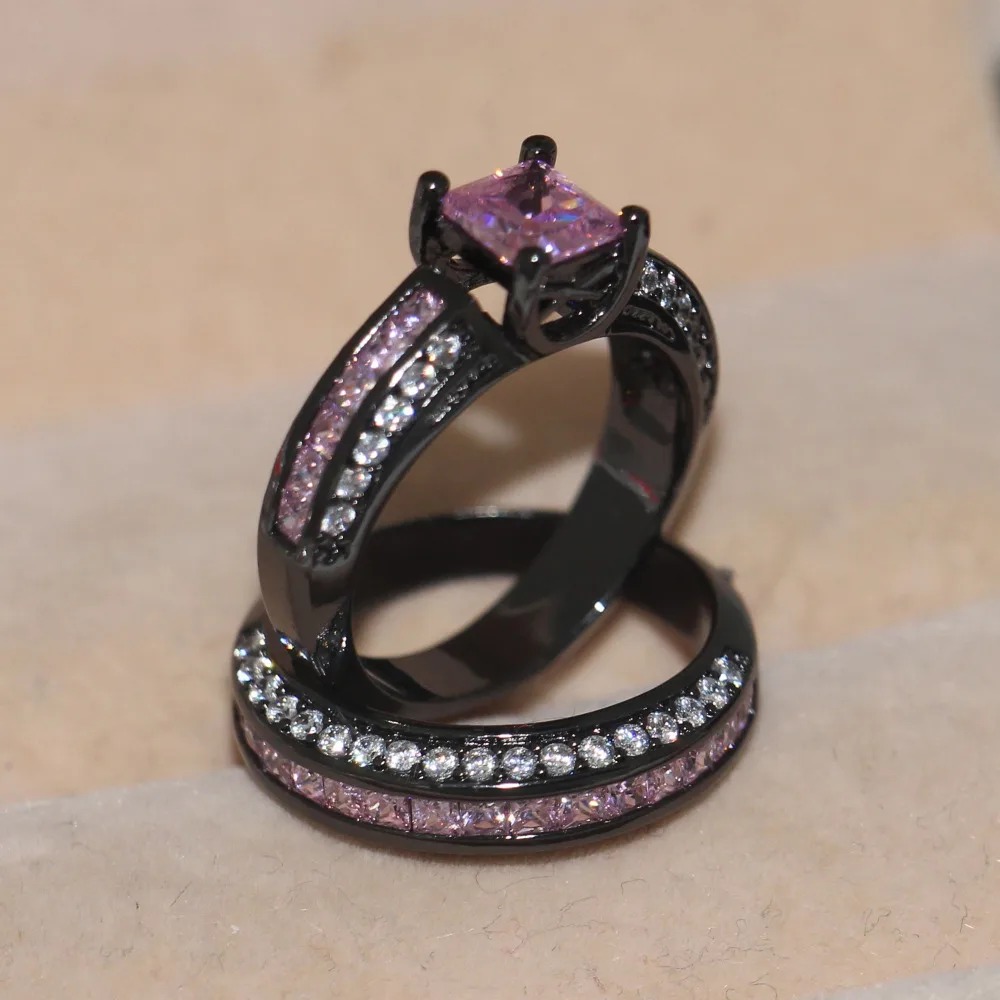 Vintage-Pink-Diamond-Ring-Sets-10KT-Black-Gold-Filled-Engagement-Wedding-Band-Rings-for-women-Bridal-1.webp