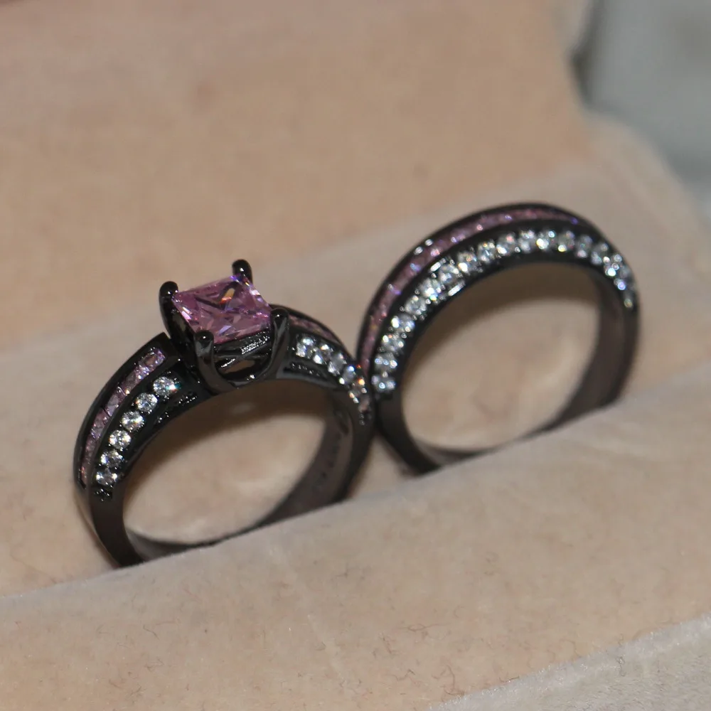 Vintage-Pink-Diamond-Ring-Sets-10KT-Black-Gold-Filled-Engagement-Wedding-Band-Rings-for-women-Bridal-2.webp