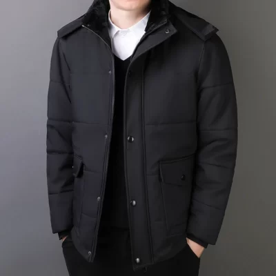 Mùa Đông Dày Có Mũ Trùm Đầu Parkas Cho Nam Thời Trang Ngoài Trời Chống Gió Ấm Có Mũ Trùm Thương Hiệu Thiết Kế Nam Cao Cấp Quần Áo
