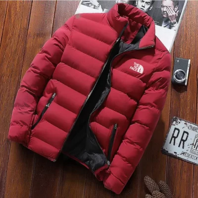 Mùa đông mới dày nam ấm áp Parker áo khoác nam áo khoác màu trơn cổ tròn nam chống gió cotton lấp đầy xuống áo khoác