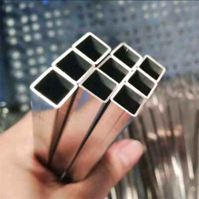 304 ống vuông nhỏ 2 3 4 5 thép không gỉ 8X8 thép vuông rỗng 10 mm * dày 10 mm chải ống vuông 14*14