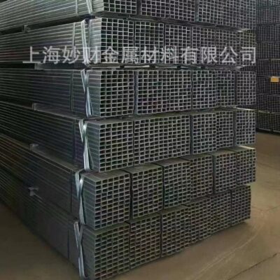 Bán buôn tại chỗ ống vuông mạ kẽm nhúng nóng ống vuông đen ống dải thép ống hình chữ nhật ống vuông mạ lạnh trong kho một 6 mét