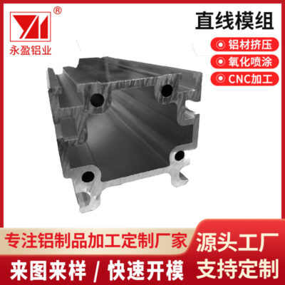 Các nhà sản xuất nhôm cung cấp 6063 hồ sơ hợp kim nhôm mô-đun đường ray dẫn hướng trượt tuyến tính hồ sơ nhôm công nghiệp Gia công CNC
