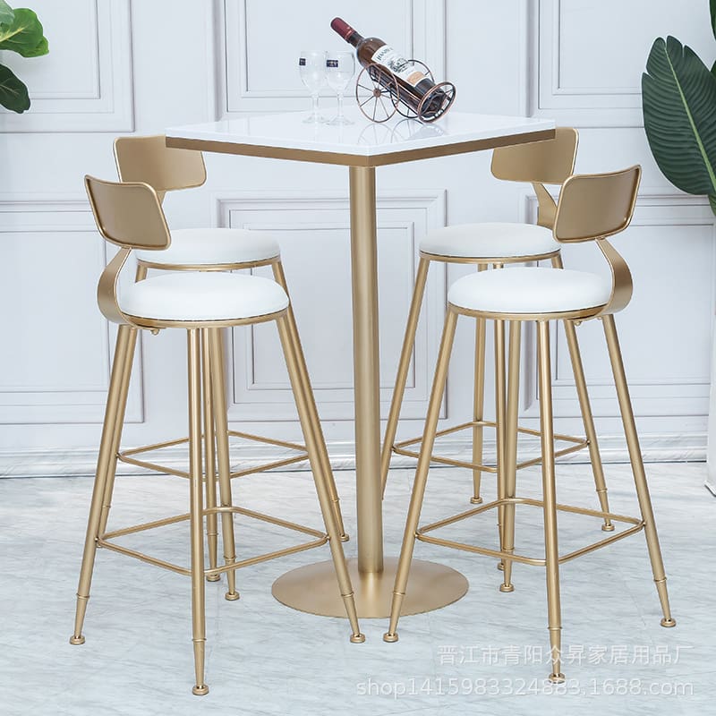 Bàn ghế Bắc Âu Gỗ Chắc Chắn Quầy Bar Bàn Ghế Quán Cà Phê - BGCF-1111
