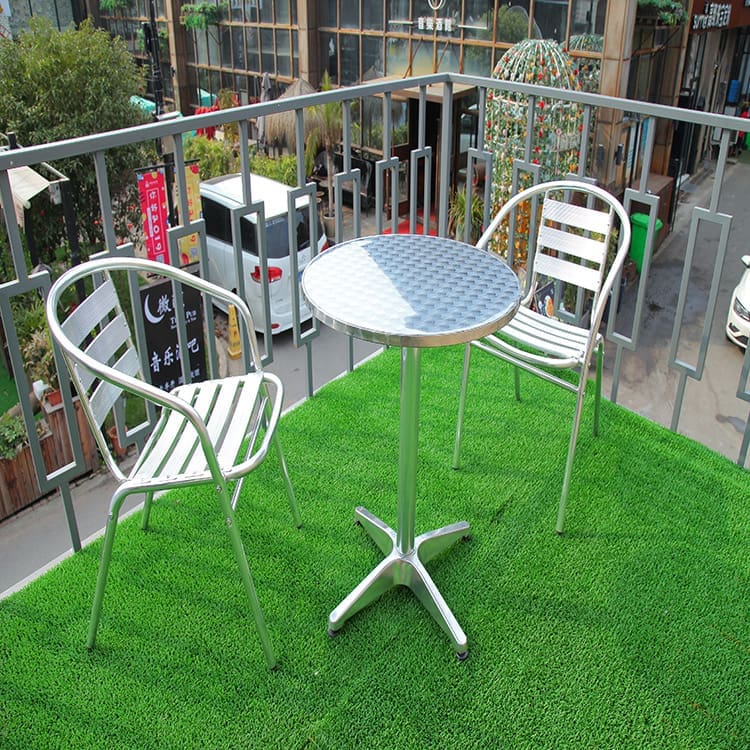 Bàn ghế giải trí ngoài trời kết hợp bàn nhôm ngoài trời bền đẹp, thân thiện m BGSV_618