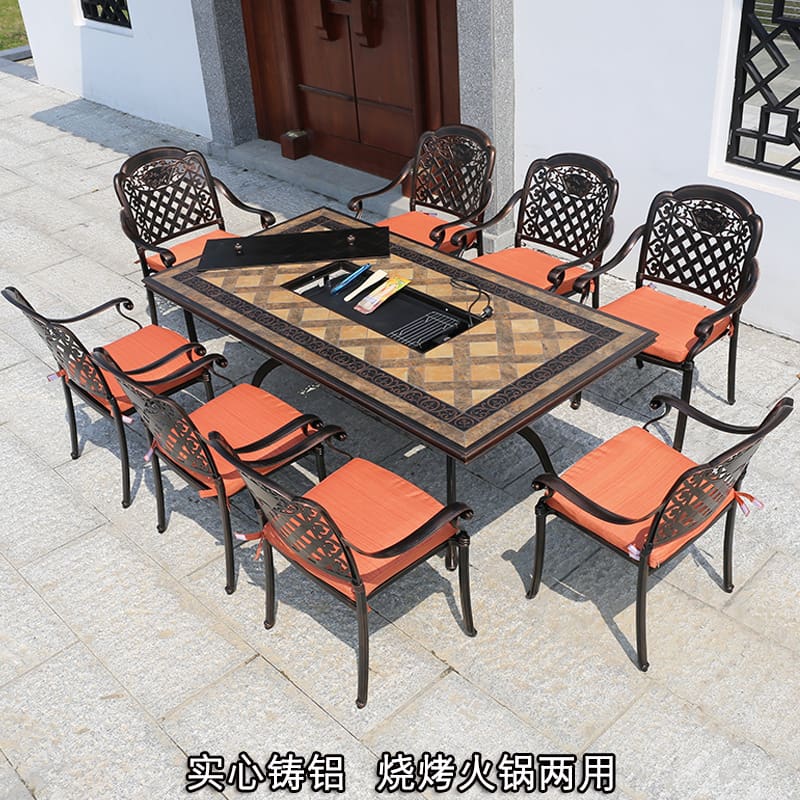 Bàn ghế nướng ngoài trời sân ban công bàn ghế ngoài trời bền đẹp, thân thiện  BGSV_1261