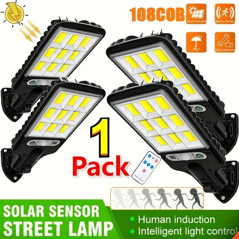 Đèn Cảm Biến Đèn Đường 3 Chế Độ Ánh Sáng Ngoài Trời Chống - DTN-376