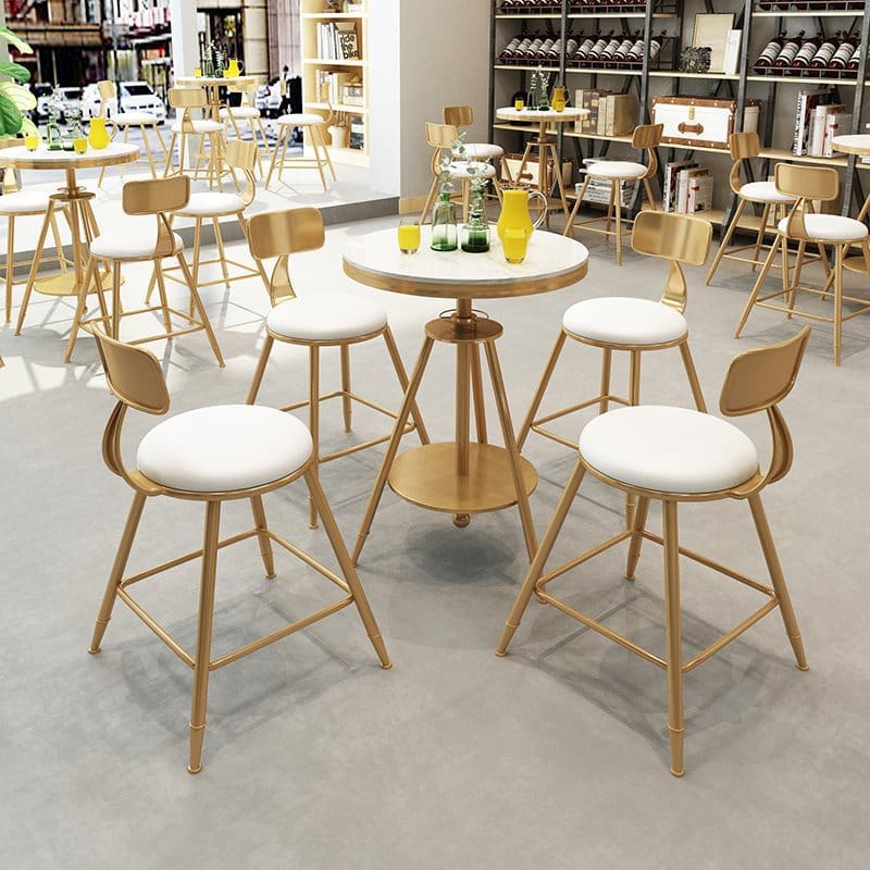 Bàn ghế Quán trà sữa đơn giản trọn Bộ bàn ghế ăn quán cà - BGCF-980