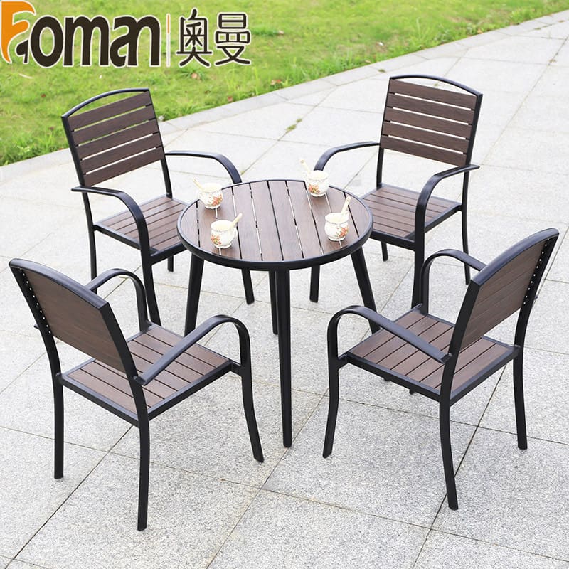 Bàn ghế ngoài trời sân ngoài trời ban công ngoài ngoài trời bền đẹp, thân thi BGSV_1032