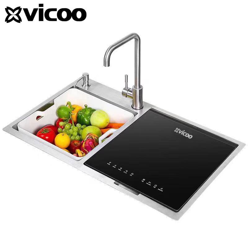 Loại bồn rửa gia dụng máy rửa chén tích hợp cao cấp, tiện lợi cho nhà hàng MR MRB-30
