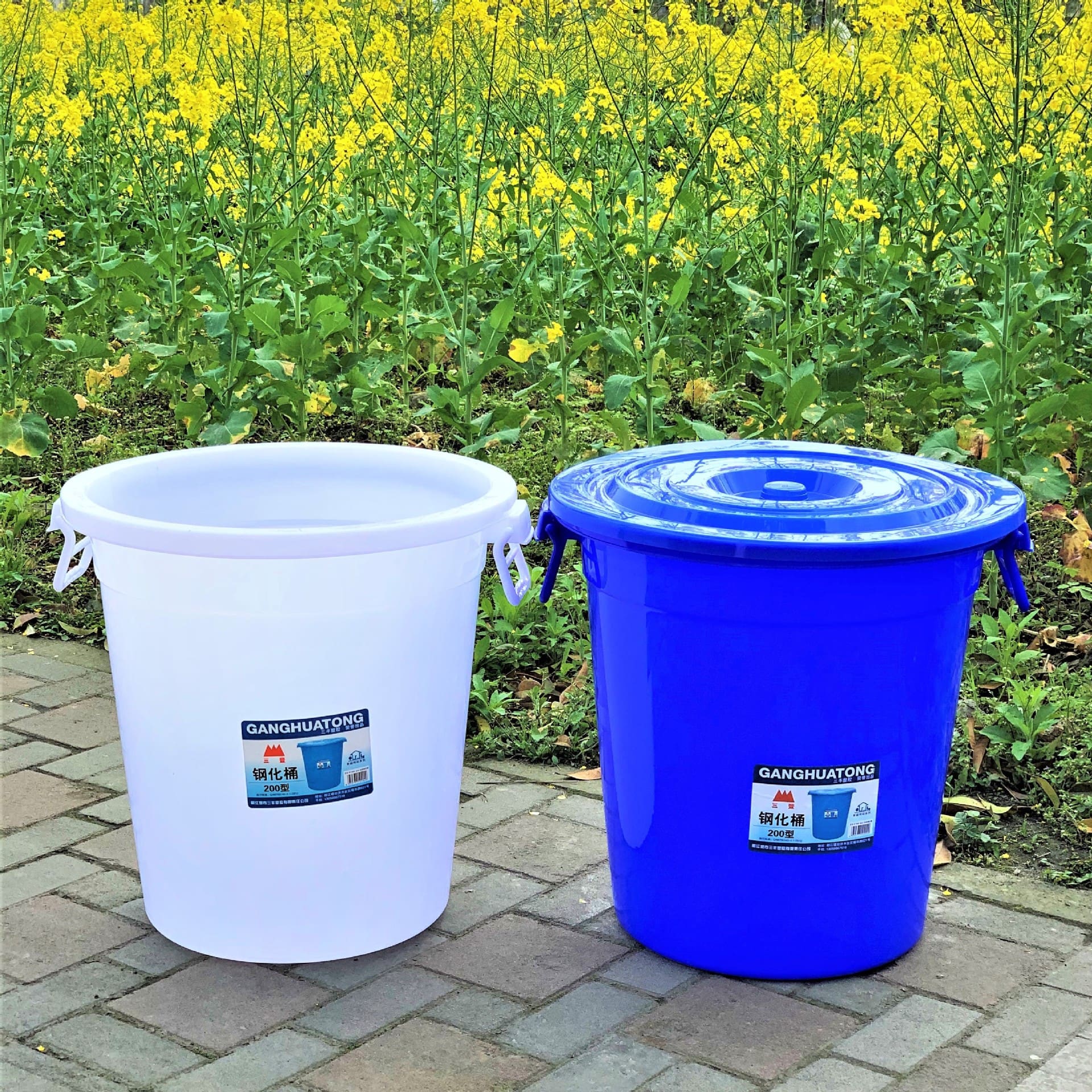 Xô đựng nước bằng nhựa cường lực tùy chỉnh thùng ngoài trời bền đẹp, thân thi TGNT_1256