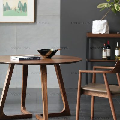 Bàn ghế Bắc Âu Gỗ Chắc Chắn Nhà Ăn Bàn Ghế Món Ăn Phương - BGCF-845