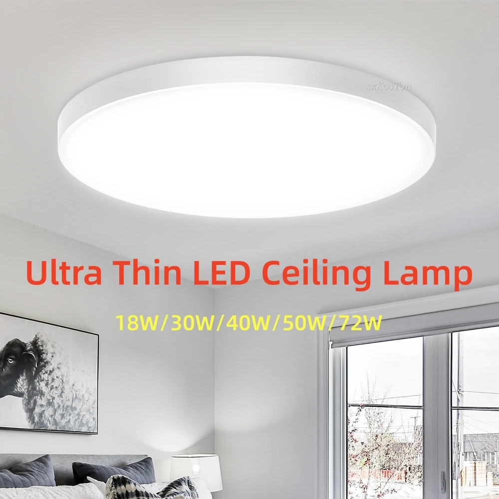 Đèn 14Inch Siêu Mỏng LED Ốp Trần 3 Màu Đèn LED Trang Trí - DTN-218