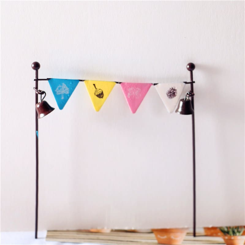 Zakka pháp retro sắt đồ trang trí làm vườn thủ ngoài trời bền đẹp, thân thiện nan