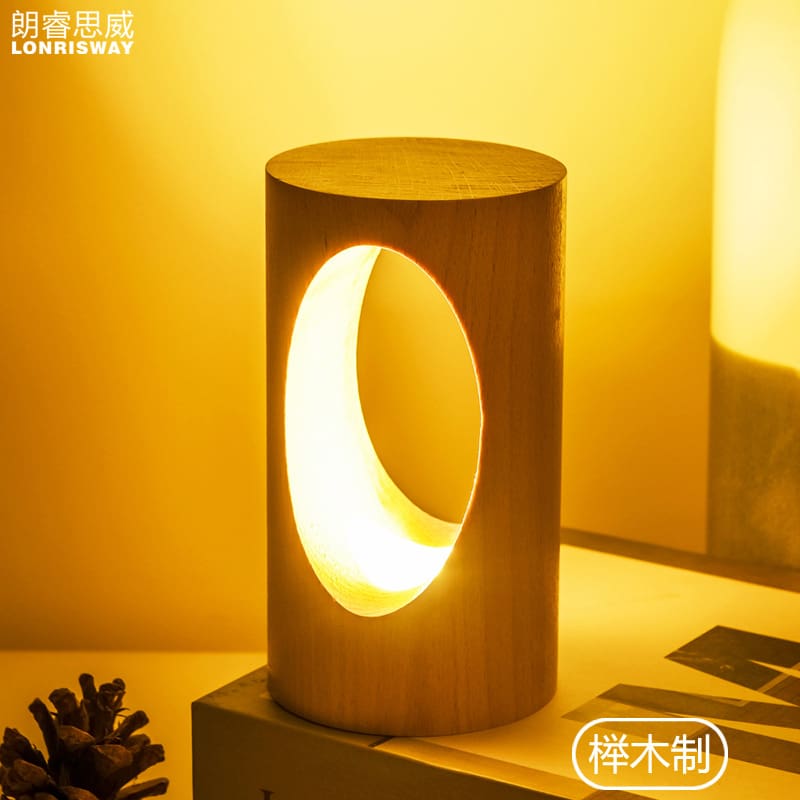 Đèn ngủ LED gỗ thông minh xuyên biên giới Amazon Quà tặng sáng tạo mới - DDB-751