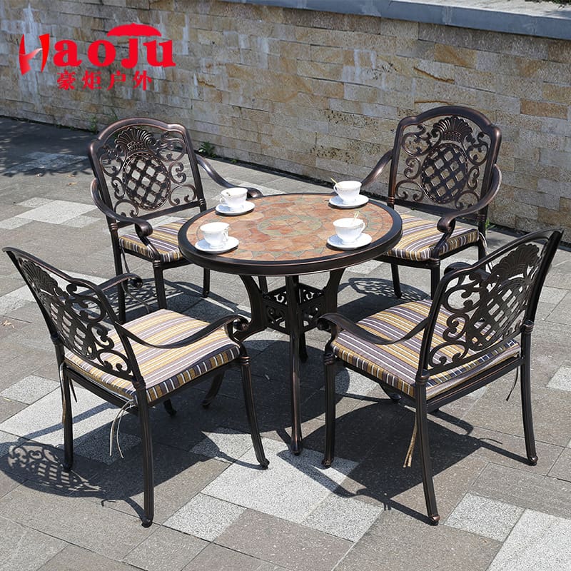 Bàn ghế ngoài trời ngoài trời ngoài trời không thấm ngoài trời bền đẹp, thân  BGSV_1591