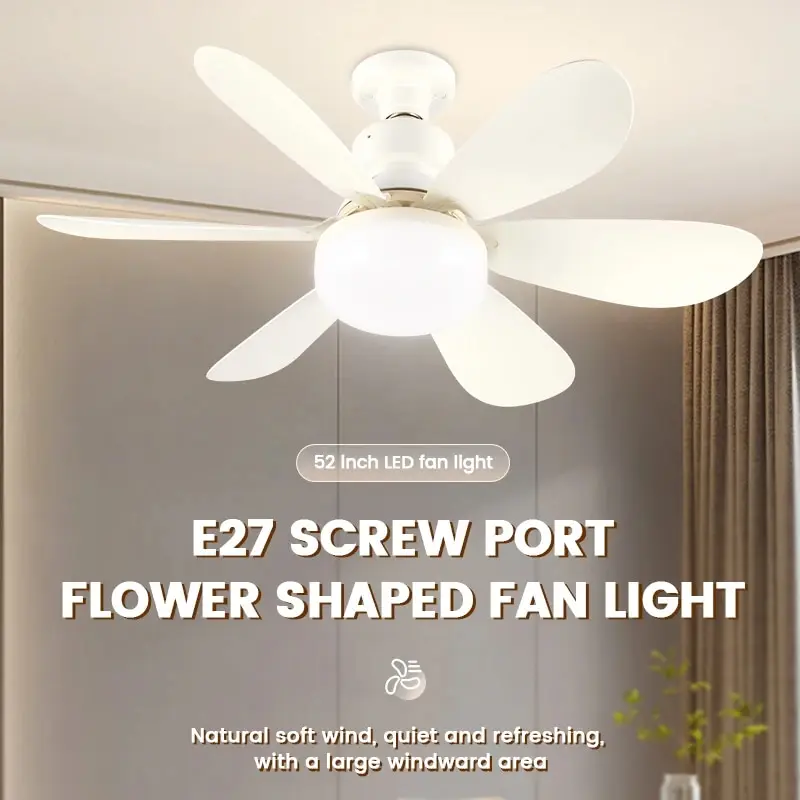 Đèn 20 Inch E27 Đầu Vít Đèn LED Quạt Điều Khiển Từ Xa Ba - DTN-426