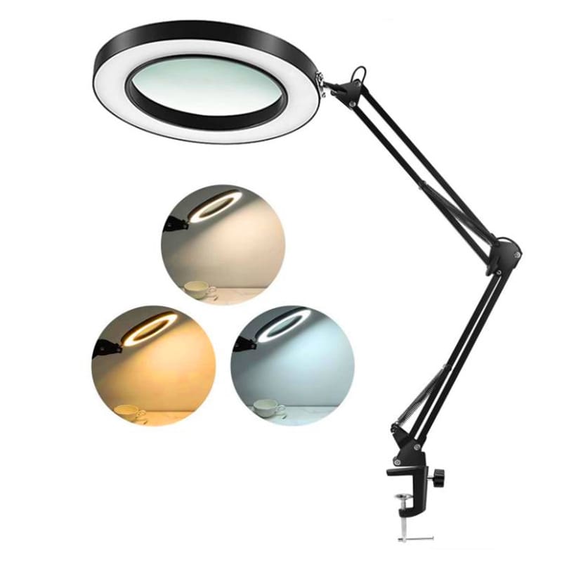Đèn làm đẹp mới của Amazon đèn thêu hình xăm LED ánh sáng lạnh kính lú - DDB-814