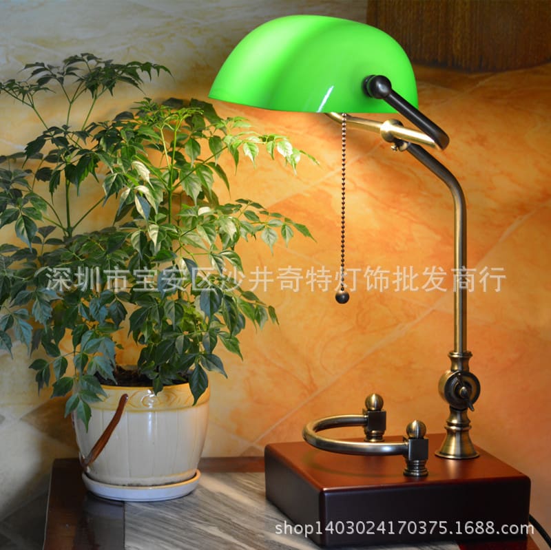 American retro Tưởng Giới Thạch cũ Thượng Hải đèn ngân hàng phong cách - DDB-670