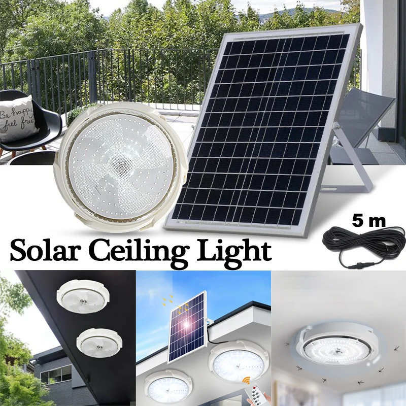 Đèn Năng Lượng Mặt Trời 25-80W Âm Trần Nhà Hộ Gia Đình - DTN-432