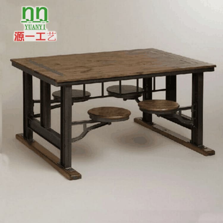 Bàn ghế Cung cấp trực tiếp Bàn ăn một mảnh bằng gỗ nguyên - BGCF-469