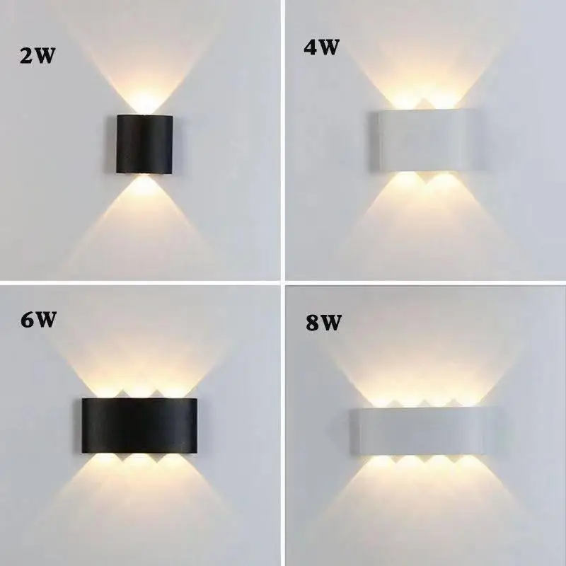 Đèn 2W 4W 6W 8W 10W 12W Đèn LED Dán Tường Ngoài Trời Chống - DTN-226