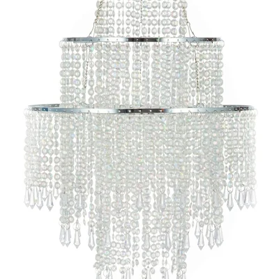 3 Tầng Acrylic Đèn Chùm Bóng Âm Trần Bóng Đính Hạt Mặt Dây Chuyền Chụp - DC-771