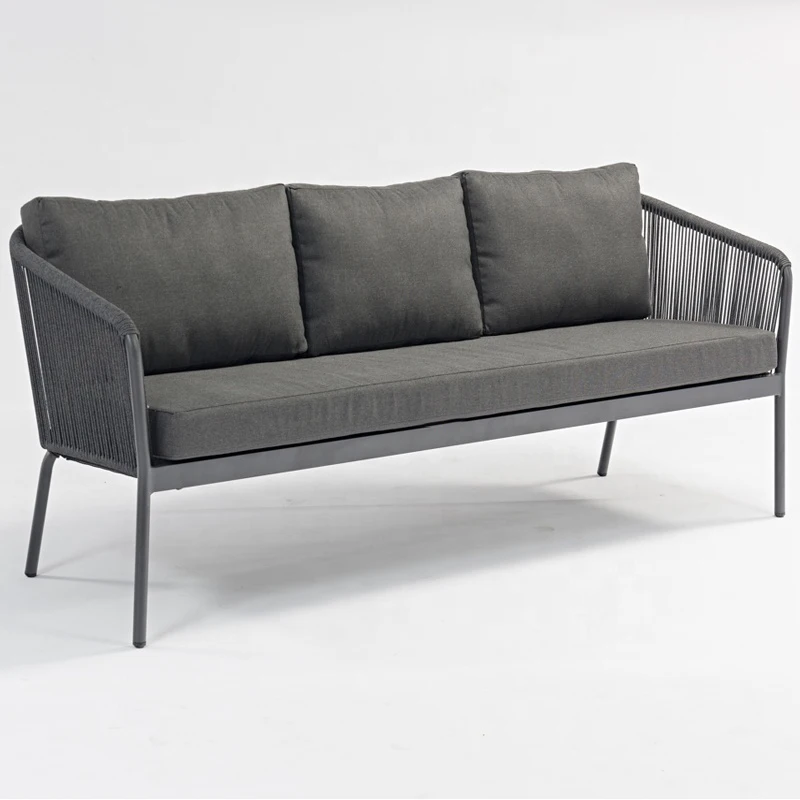 Bộ ghế sofa dây 3 chỗ ngồi sân vườn ngoài ngoài trời bền đẹp, thân thiện môi  BGSV_424