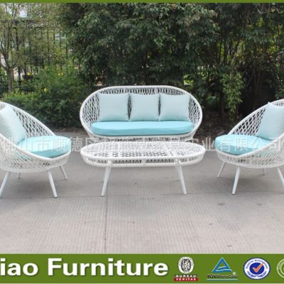 Bàn ghế Nhà máy Bán buôn Sofa sợi ruy băng dệt tay Cafe - BGCF-1480