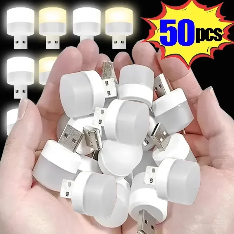 Đèn 50-1 Chiếc USB Đèn Ngủ Mini Đèn Ngủ LED USB Cắm Đèn - DTN-350