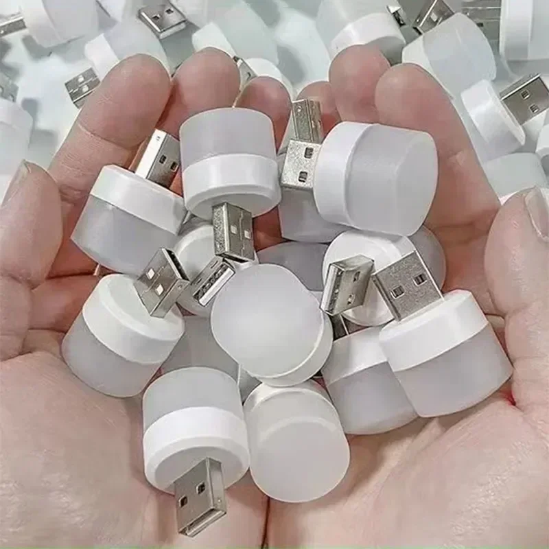 Đèn 50/1 Cái Mini USB Đèn Ngủ Trắng Ấm Bảo Vệ Mắt Sách Đọc - DTN-322