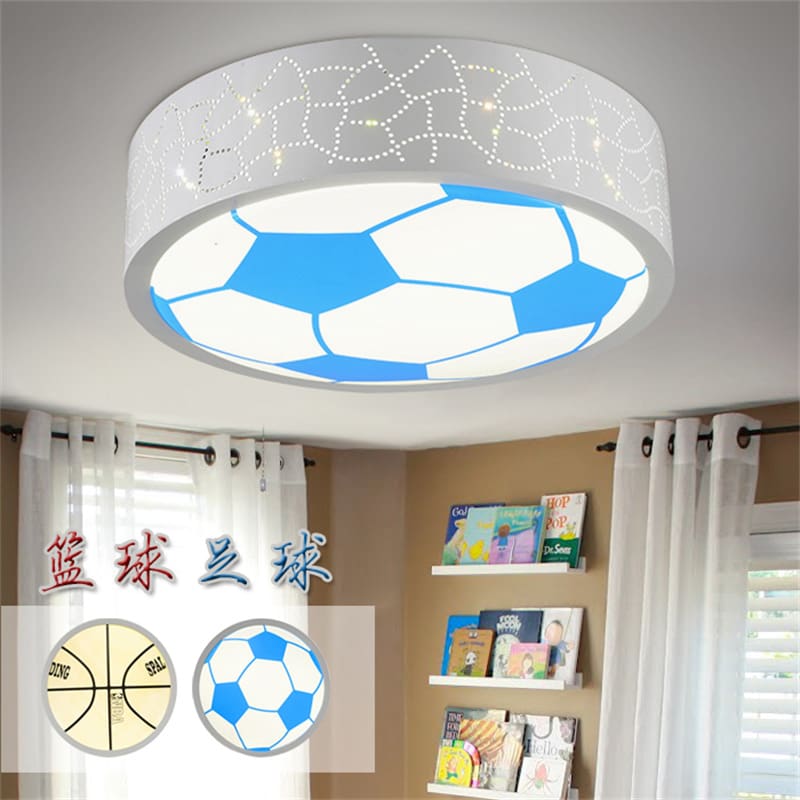 Đèn trần bóng bóng đá trẻ em đèn led bảo vệ mắt hoạt hình - DTN-848