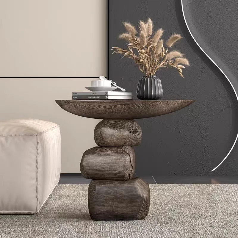 Bàn ghế Nghệ Thuật Bàn Ghế Sofa Phòng Khách Bên Bàn Nhà Cao - BGCF-2028