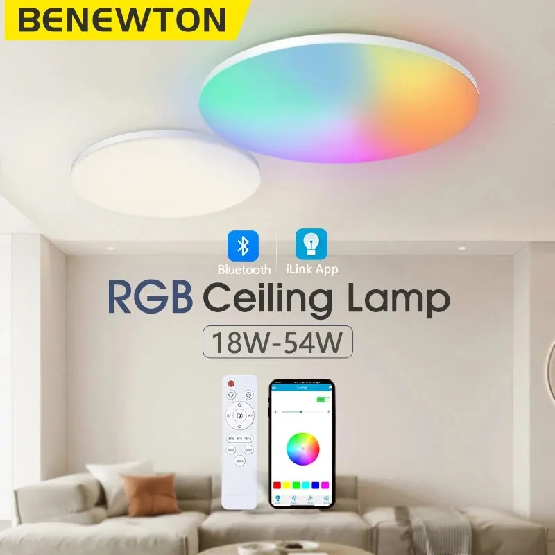Đèn trần thông minh BEEWTON Điều khiển ứng dụng RGB CCT - DTN-321