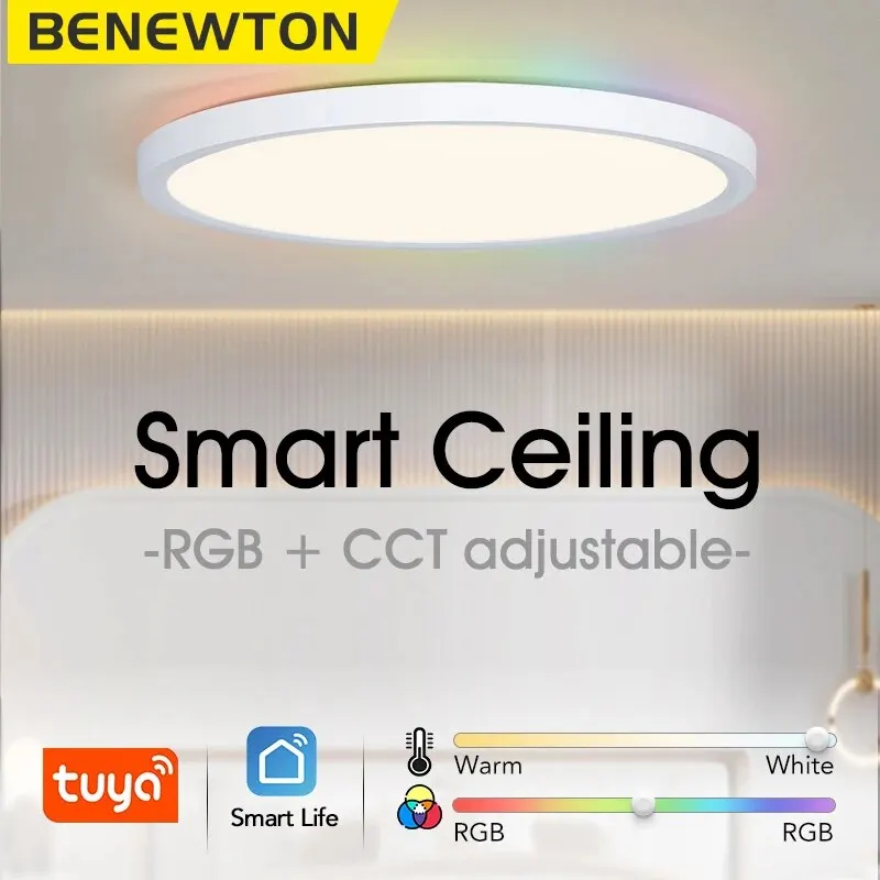 Đèn Benewton TUYA Đèn Ốp Trần Trang Trí Phòng Đèn Led RGB - DTN-33