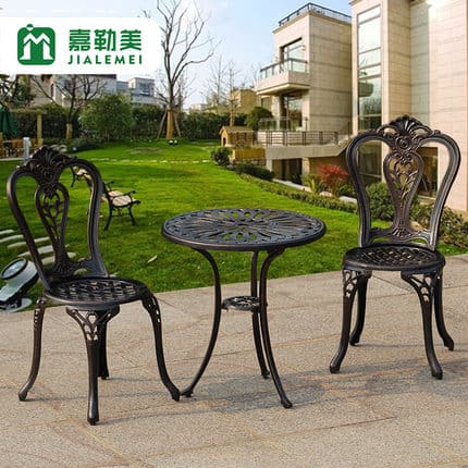 Bàn ghế ngoài trời jialemei sân vườn ban công bàn ngoài trời bền đẹp, thân th BGSV_964