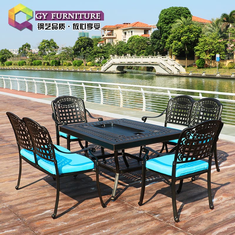 Bàn ghế nhôm đúc ngoài trời bàn ghế sân vườn ngoài trời bền đẹp, thân thiện m BGSV_1154