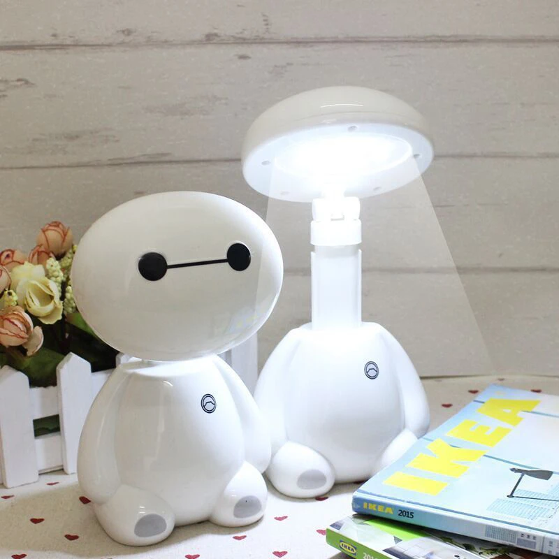 Đèn C5 Lớn Trắng Để Bàn Sạc Đèn Bàn Học LED Bảo Vệ Mắt Đèn Ngủ Trẻ Em - DDB-142