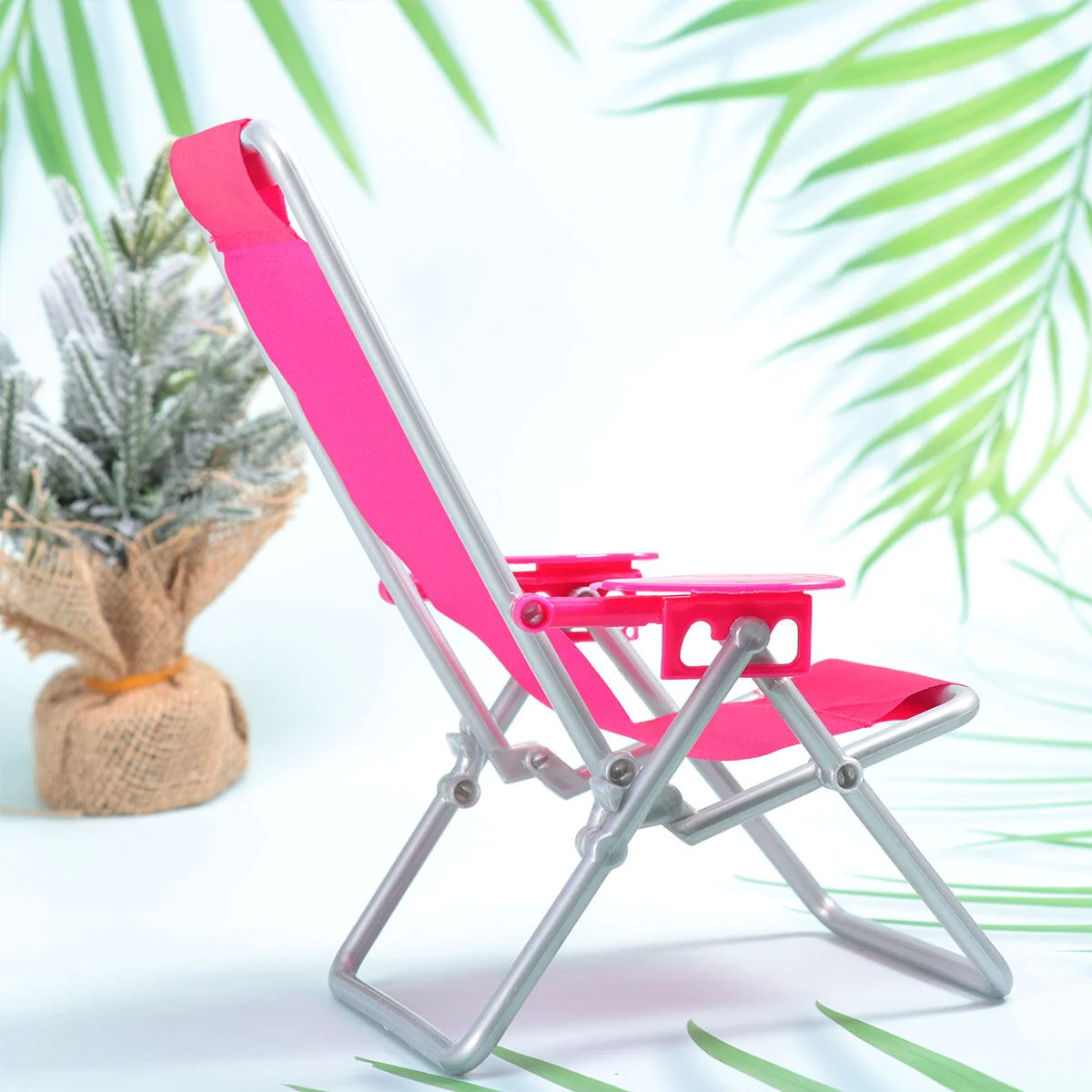 Ghế bãi biển mini thu nhỏ nhà búp bê nhà ngoài trời bền đẹp, thân thiện môi t BGSV_189