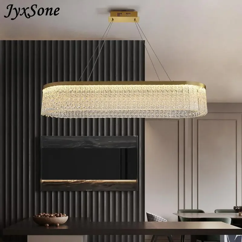Đèn Chùm Pha Lê Hiện Đại Đơn Giản Mặt Dây Chuyền Ánh Sáng Phòng Khách P - DC-620
