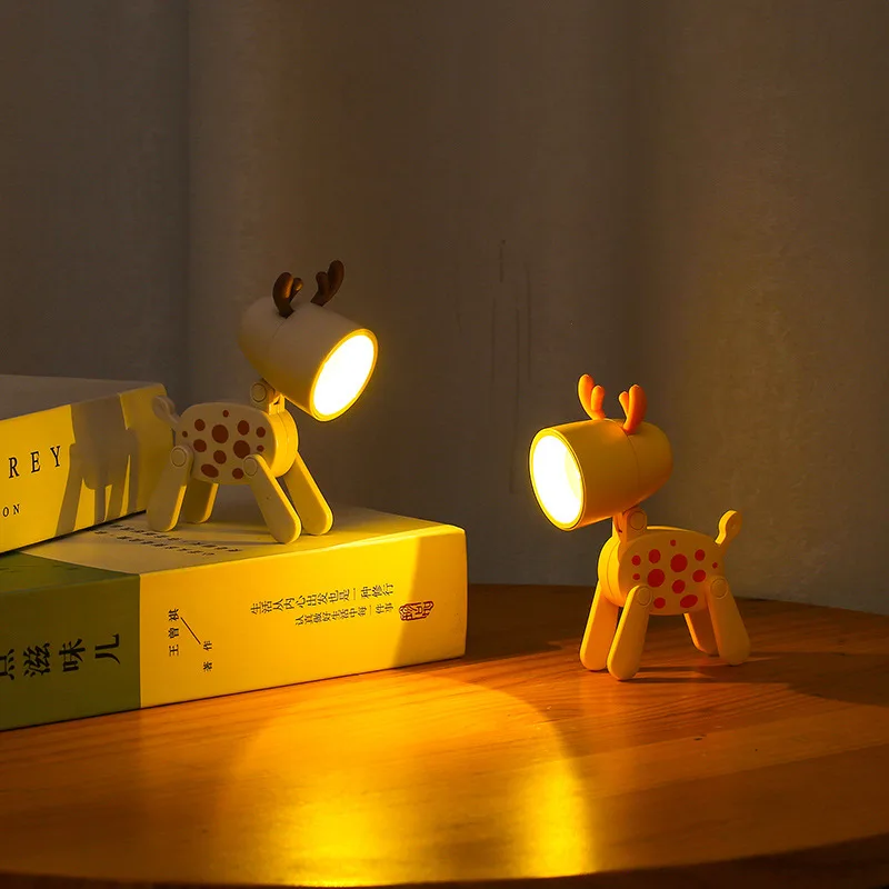 Đèn DC 5V Đèn bàn LED mini Spot Hươu Mini Đèn ngủ để bàn Đèn bàn di độ - DDB-134