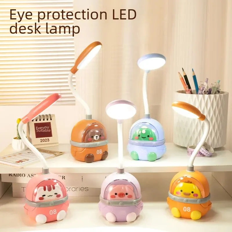 Đèn Bảo Vệ Mắt Đèn Bàn Nhỏ Sạc Học Sinh Ký Túc Xá Học Trẻ Em Đọc Sách - DDB-224