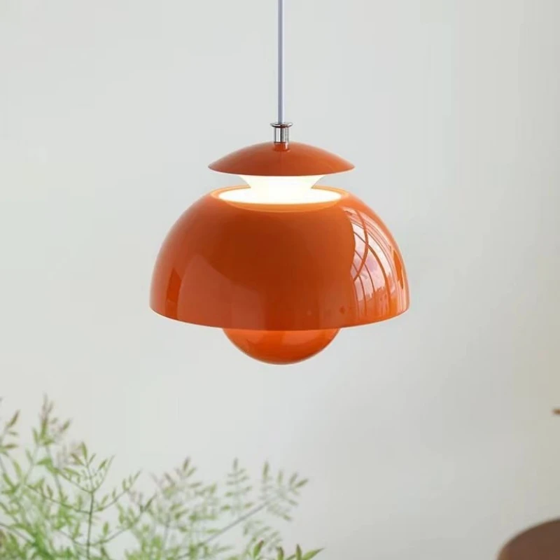Nụ hoa Mặt Dây Đèn Thiết Kế đèn Đan Mạch Đơn Giản Nhà Hàng Phòng Trẻ Em - DC-68