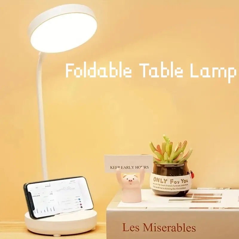 Đèn LED gấp gọn USB sạc nghiên cứu đọc sách đèn ngủ chế độ bảo vệ mắt - DDB-393
