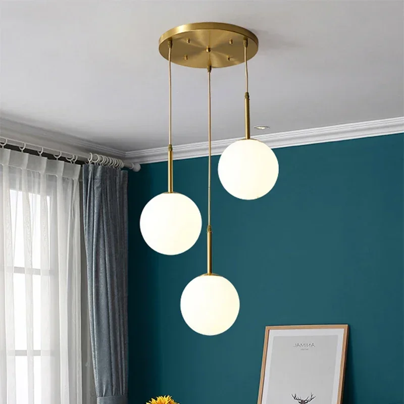 Đèn Bóng thủy tinh Led Mặt dây chuyền Đèn hiện đại Đèn chùm - DTN-240