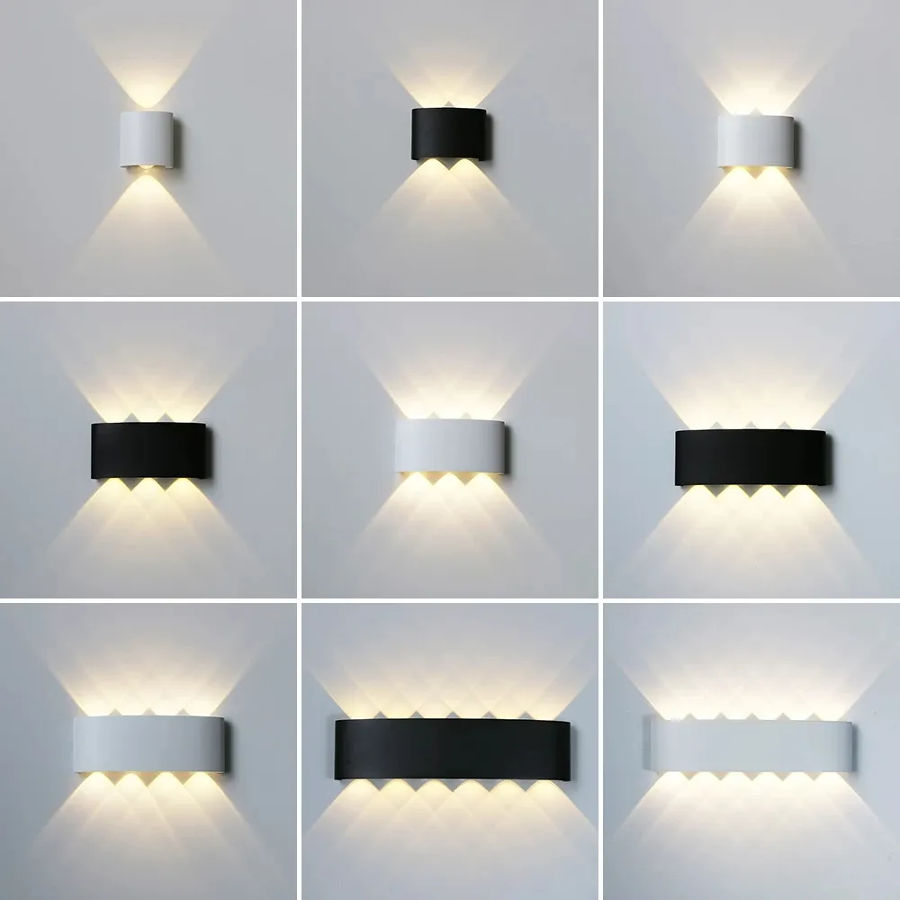 Đèn IP65 Đèn LED Dán Tường Nhôm Ngoài Trời Chống Nước Hàng - DTN-161