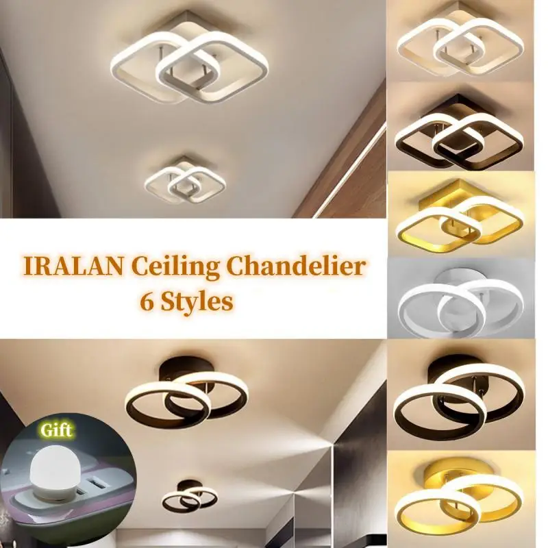 IRALAN Trần Đèn Chùm Led Hành Lang Ốp Trần Cho Nhà Bếp Phòng Ngủ Sống B - DC-218