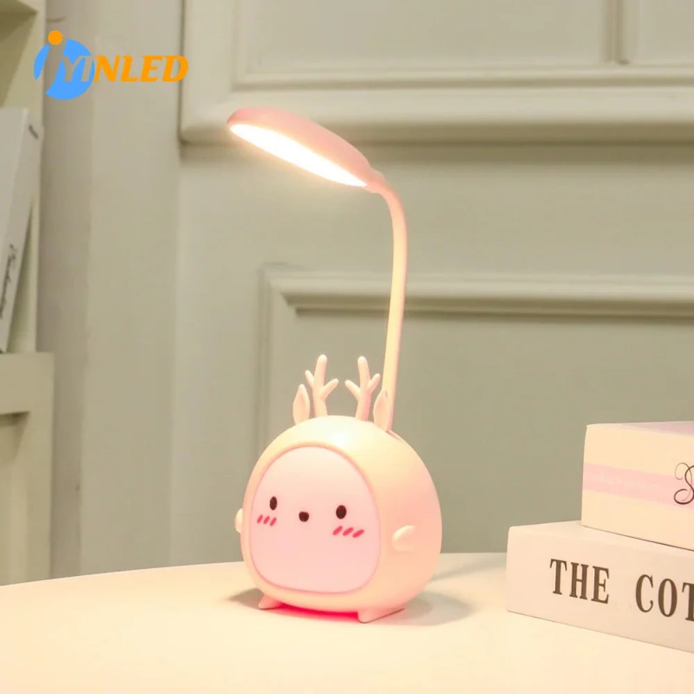 Đèn LED Hoạt Hình Đèn Ngủ Mini Không Dây Đèn Ngủ Để Bàn USB Sạc Đèn Tr - DDB-462