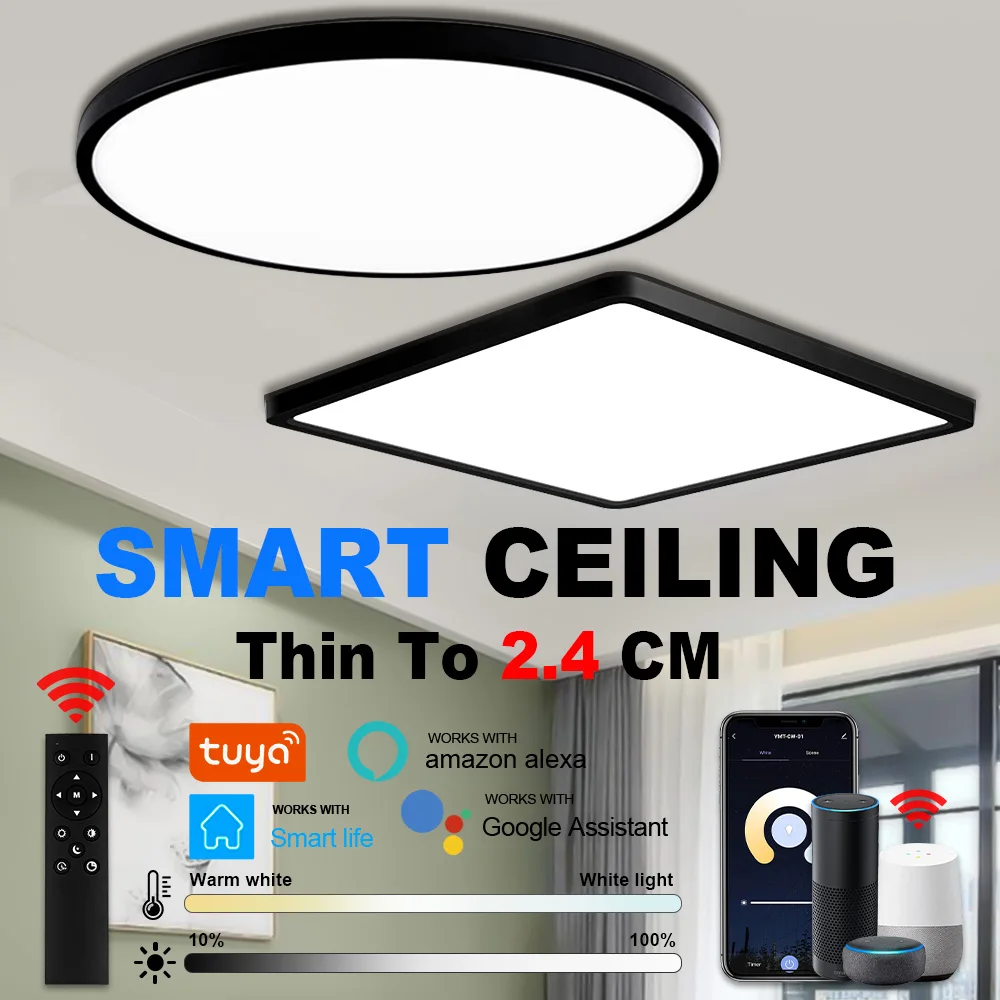 Đèn Ứng dụng đèn trần LED Điều khiển bằng giọng nói Điều - DTN-555