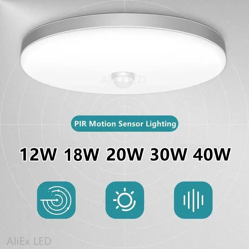 Đèn LED Âm Trần Cảm Biến Chuyển Động Cảm Biến Thông Minh - DTN-488
